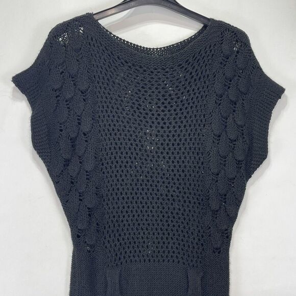 Women Chunky Cable Knit Bodycon Sweater Dress Small - Picture 4 of 13